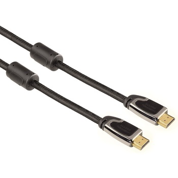 Cablu Hama High Speed HDMI, plug - plug, ferrite, metal, Ethernet, 3 m Cablu Hama High Speed HDMI, plug - plug, ferrite, metal, Ethernet, 3 m