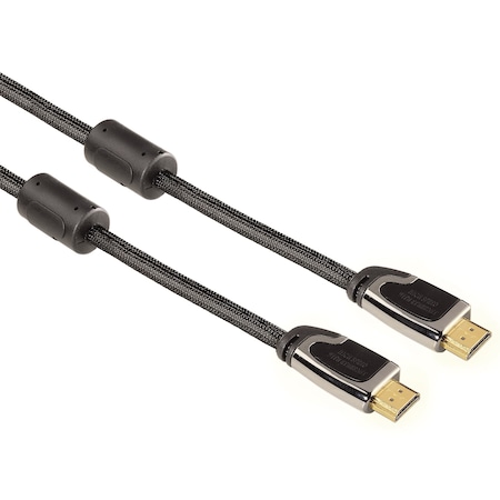 Hama High Speed HDMI kábel, Plug - Plug, Ferrite, Fém, Ethernet, 3 m
