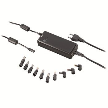 Incarcator universal Hama pentru laptop, 12-22V/90W Incarcator universal Hama pentru laptop, 12-22V/90W
