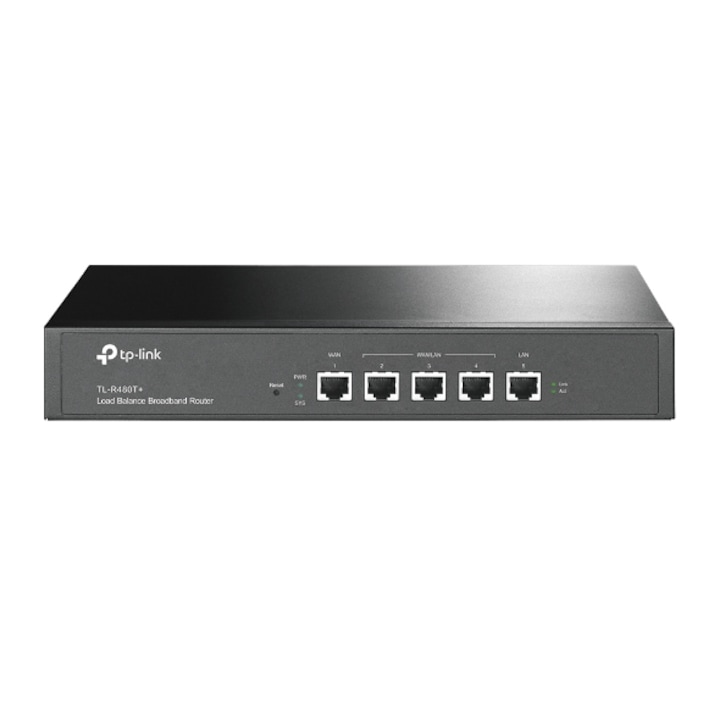 TP-Link TL-R480T+ router, Multi WAN, Load Balance, Fekete