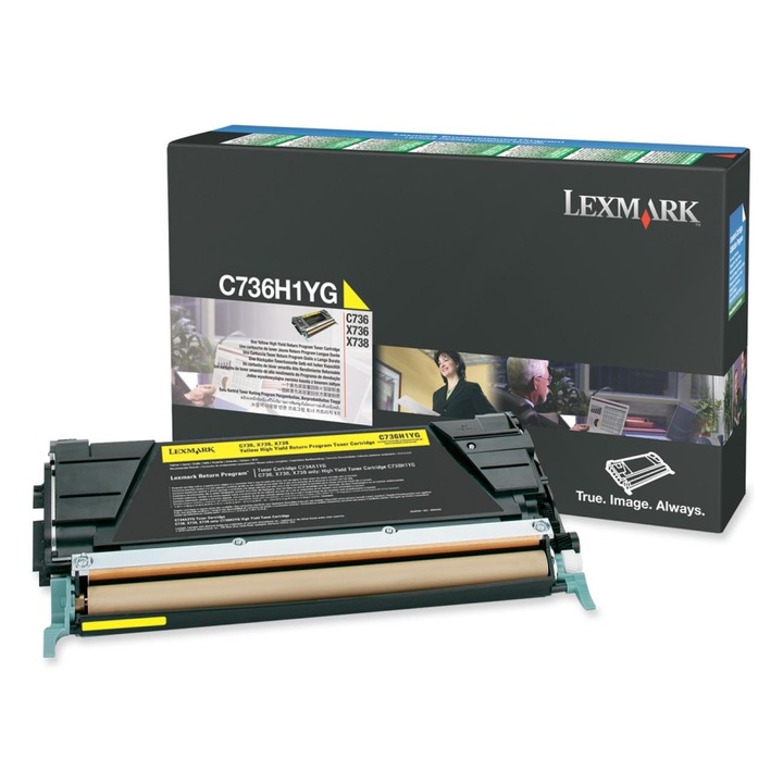 Cartus original Lexmark, 10.000 pagini, compatibil C736 / X736 / X738