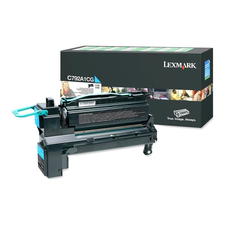 Оригинална тонер касета Lexmark, 6000 страници, Съвместима с C792 / X792