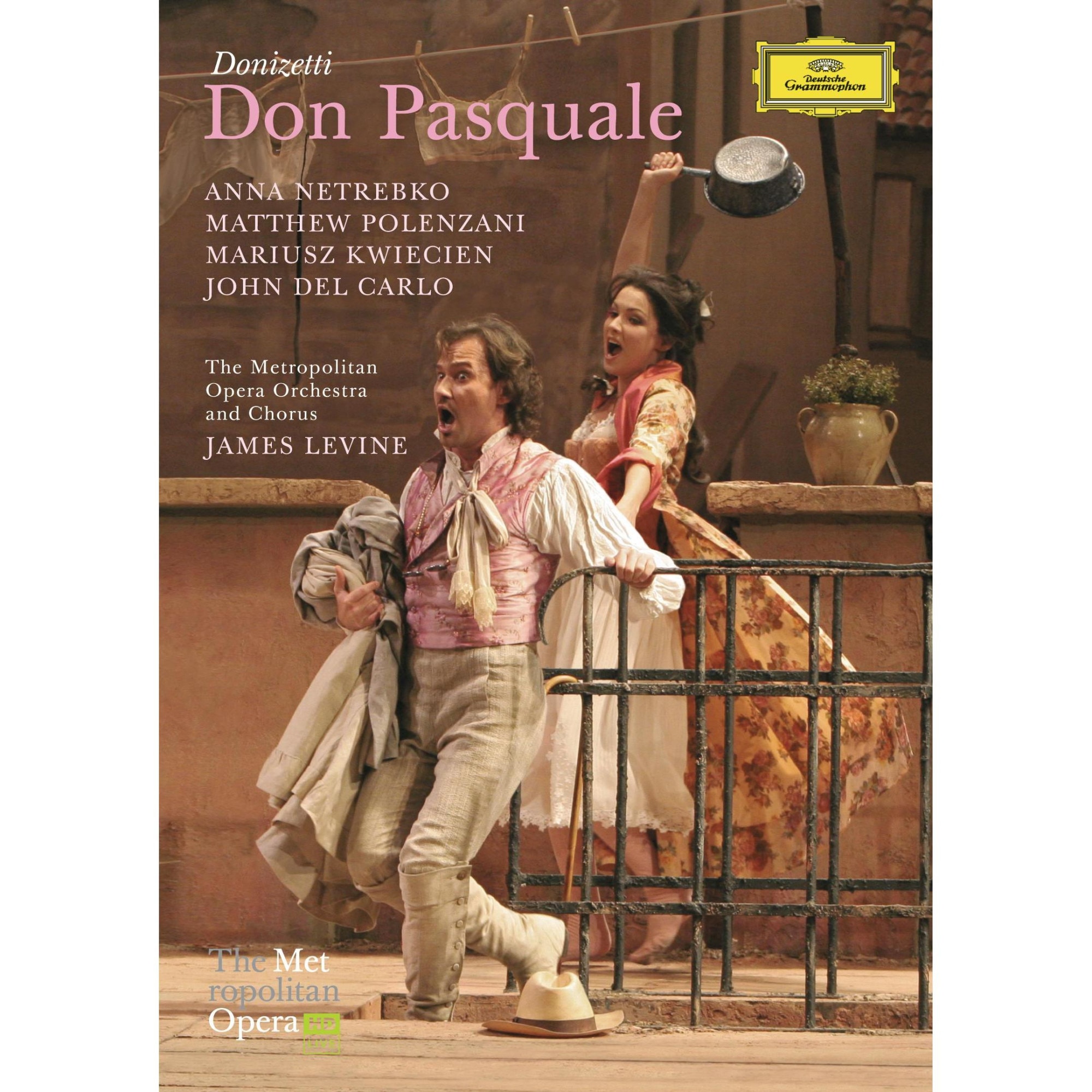 Anna Netrebko, Matthew Polenzan, Mariusz Kwiecien, John Del Carlo-Don Pasquale-Gaetano Donizetti-DVD