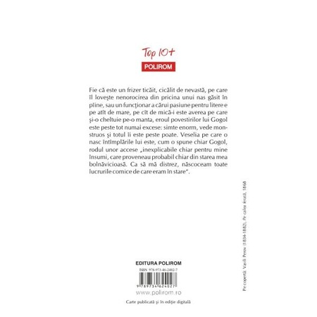 Mantaua Nasul Insemnarile Unui Nebun N V Gogol Emag Ro