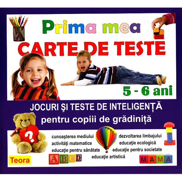 Prima mea carte de teste 5-6 ani