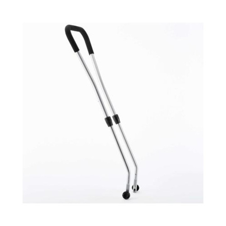Suport pentru echilibru B'TWIN, pentru bicicleta 14 si 16", aluminiu, 3 inaltimi reglabile, 730g, argintiu/negru