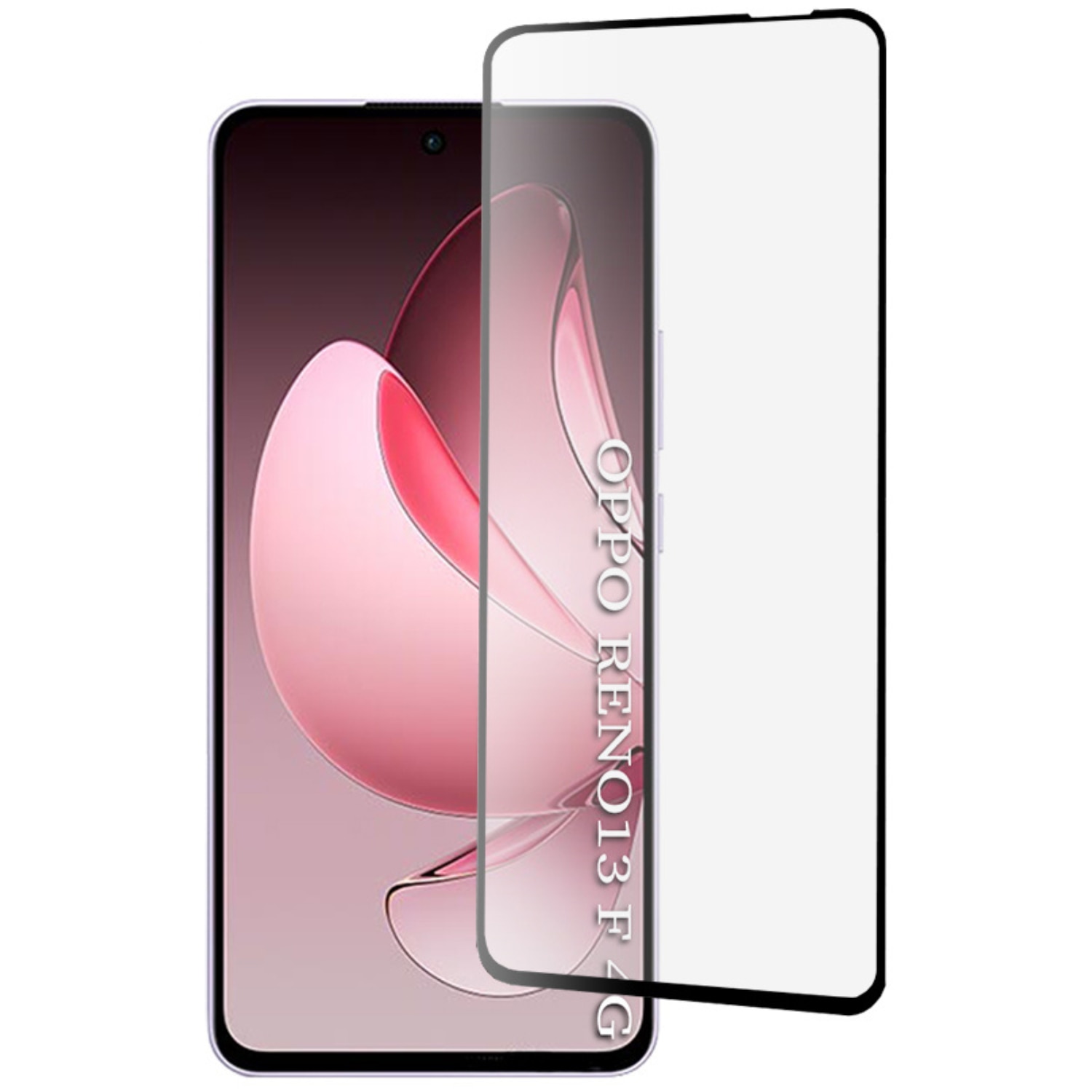 Folie de protectie pentru Oppo Reno13 F 4G / Reno13 F 5G / Reno13 FS 5G Comari® NeoGlass, sticla securizata 9H, Full Glue, claritate HD, rezistenta la zgarieturi, margini negre, transparent