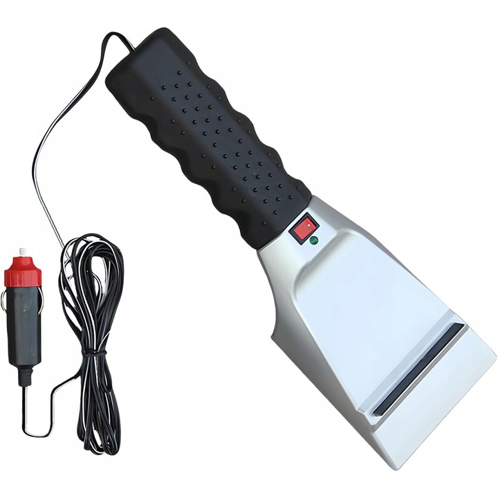 Skrobatoare auto cu functie de incalzire, material ABS si metal, ergonomic, pentru zapada si gheata