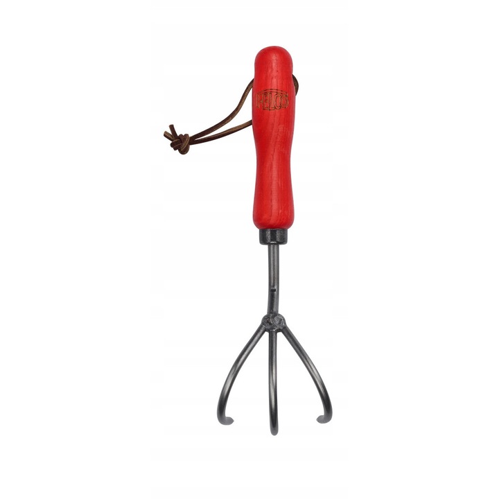 Култиватор ръчен Felco 411, 3 зъба, ясеново дърво, 28см