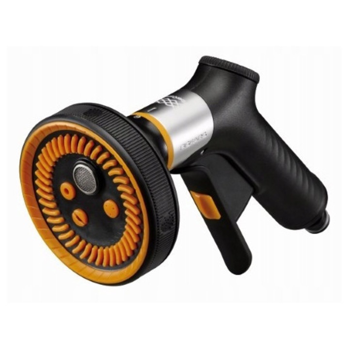 Fiskars FiberComp szórópisztoly, 19,2x13,9cm, ergonomikus, időjárásálló, állítható szórófejjel