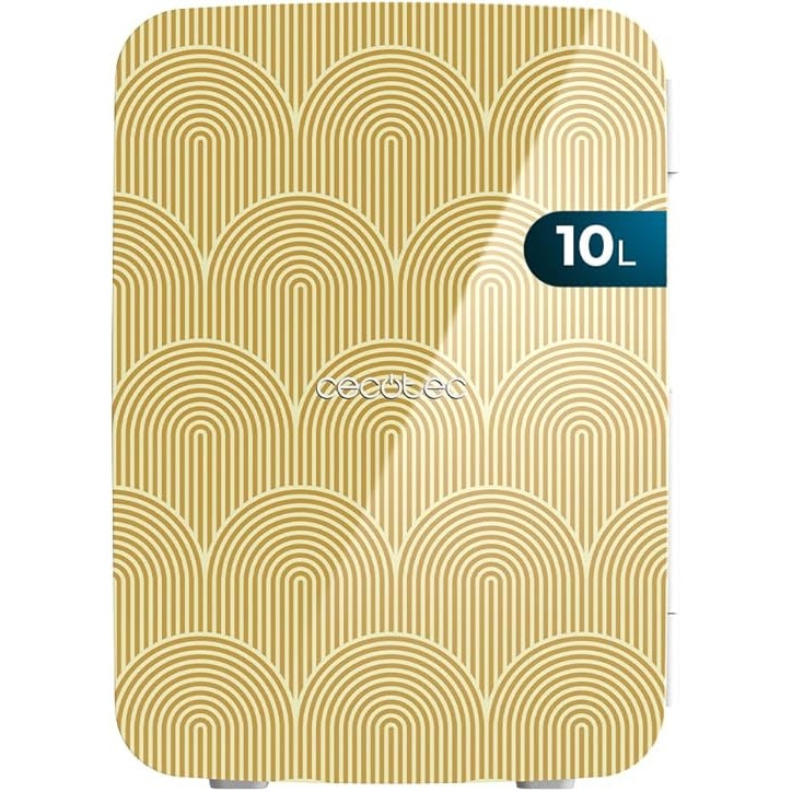 Mini frigider Cecotec 10L Bahamas Gold, racire si incalzire, 12V/220V, portabil