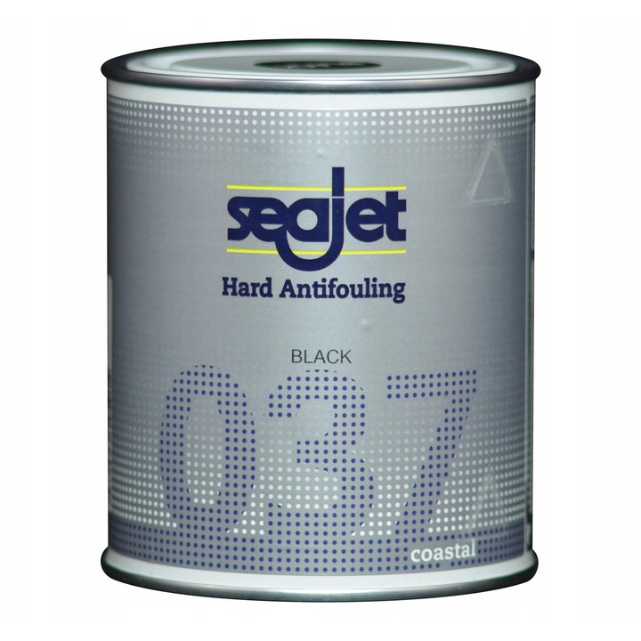 Vopsea antivegetativa Seajet 037 Coastal, neagra, 2,5l, pentru barci si iahturi