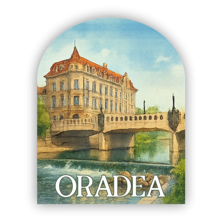 Hűtőmágnes Oradea SVO5- 6.3x8 cm