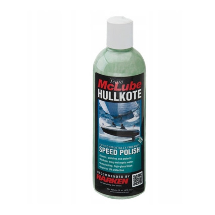 McLube Hullkote Speed Polish polírozó paszta, 473 ml, citrus alapú, UV-védelem