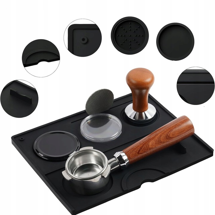 Mata de tampare antiderapanta din silicon 25x20cm pentru cafea