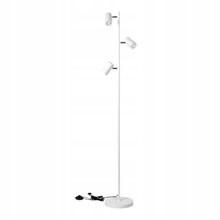 Kanlux Evalo állólámpa 3x 10W GU10 fehér 154x23cm szett
