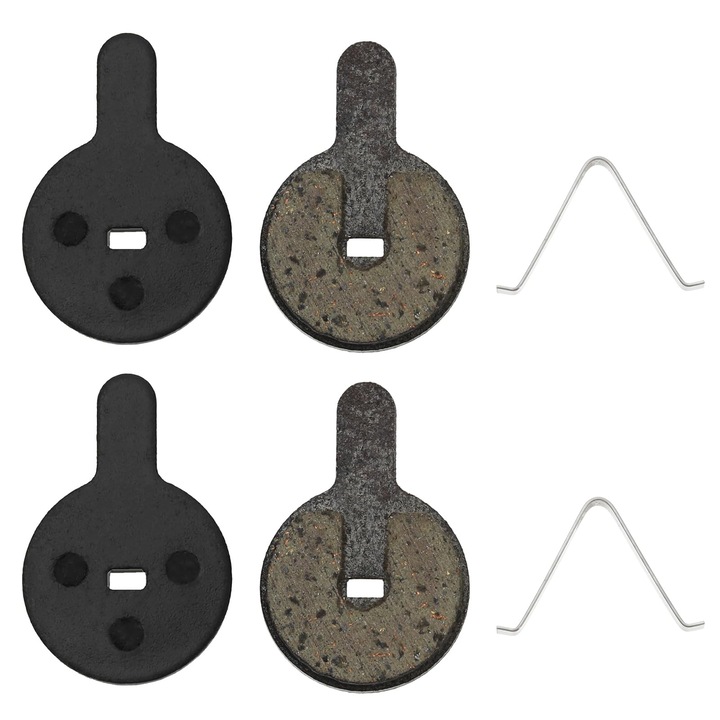 Fékbetétek elektromos rollerhez, VPUINEFE, félfémes, 2 pár, fekete, 33.3x22.3x3.9mm