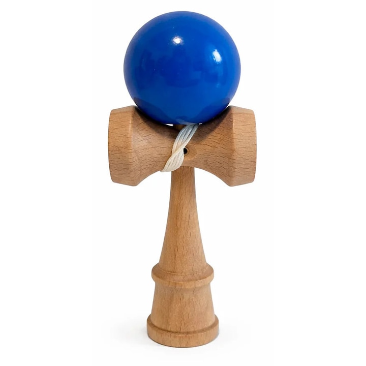 Kendama Mini, jucărie interactivă, albastră, 12cm