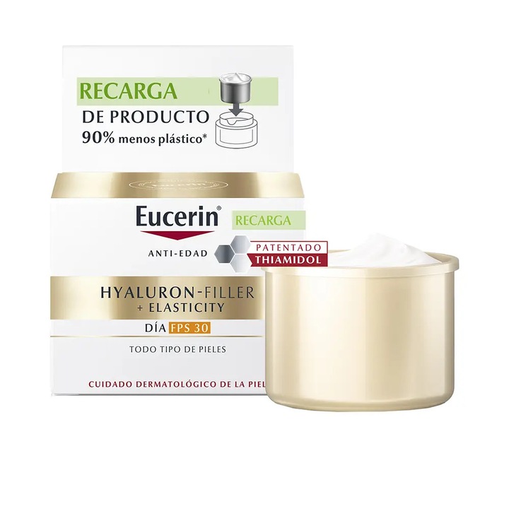 Eucerin Hyaluron-Filler+Elasticity Refill SPF 30 krém, 50 ml, öregedésgátló, utántöltő