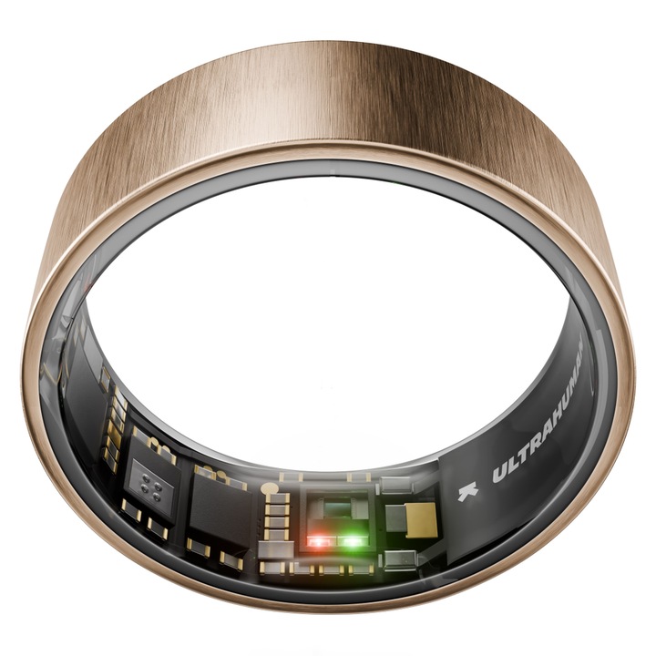 Ultrahuman Ring Air okosgyűrű, rózsaarany, pulzusfigyelés, 19.96 mm méret