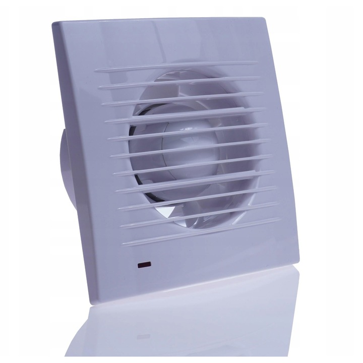 Vokker V100 fürdőszobai ventilátor, 100mm, szelep nélkül, 34db, fehér, golyóscsapágyakkal