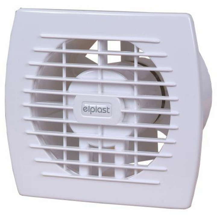 Ventilator 120mm, Elplast, cu cablu si intrerupator, 150m3/h, 20W, montaj pe perete