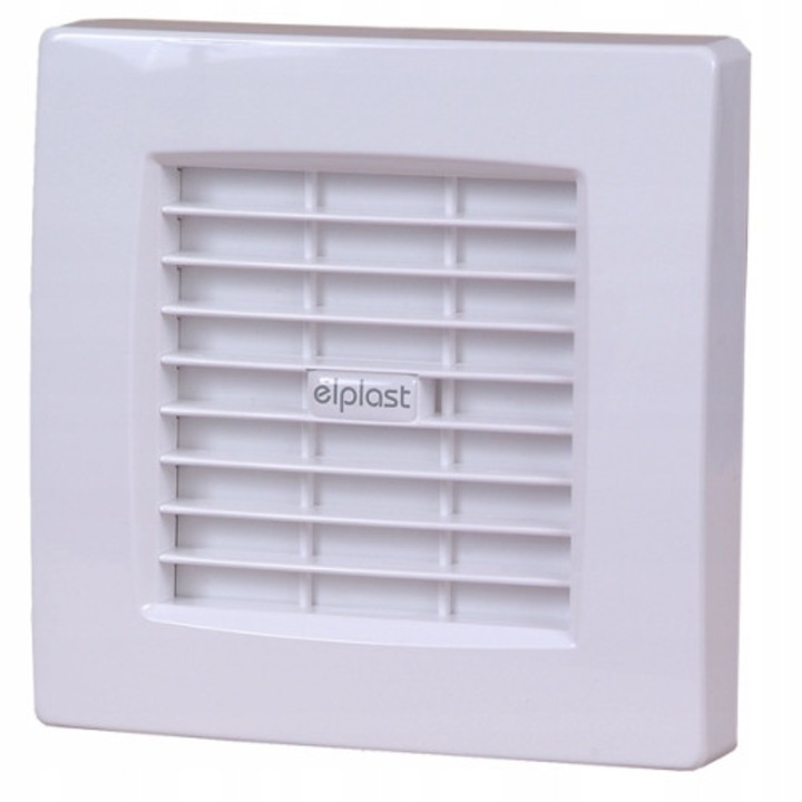 ELPLAST csatornás ventilátor, 100mm, automatikus zsaluval, páratartalom-érzékelővel, 19W, 230V