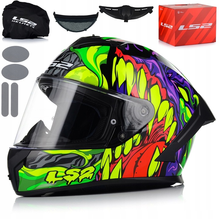 Casca Moto, LS2 Rapid III, Multicolor, Integrala, Full Face, Protectie UV, ABS, ECE 22.06, S 55-56 cm