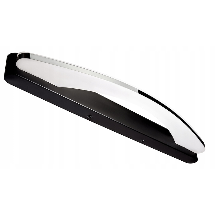Berge 55cm 12W LED fali lámpa, matt fekete, fürdőszobába, tükörvilágítás