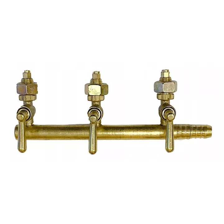 Gázcsap, hármas, 9.2 kW, 37 mbar, 10 mm, 50 mm