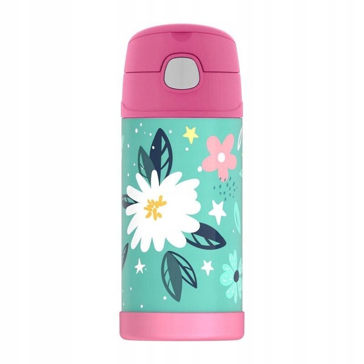 Термос за деца Thermos 355 ml, компактен дизайн, с капацитет 8 часа топло, 12 часа студено, розов