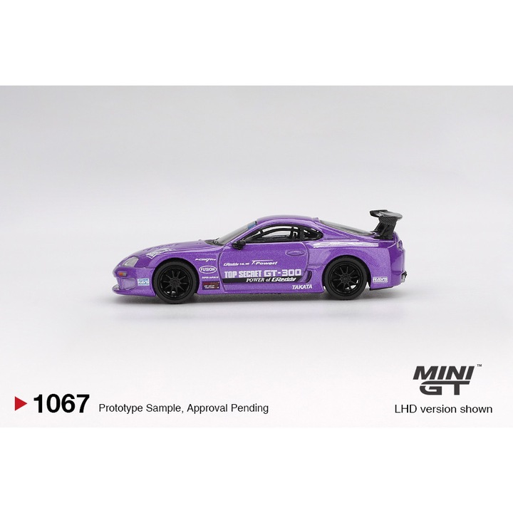 Macheta auto Toyota Supra MK4 (A80) Top Secret GT-300 Top Secret Purple 2014 1:64 Mini GT MGT01067-L