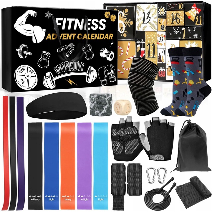 Fitness adventi naptár, Többszínű