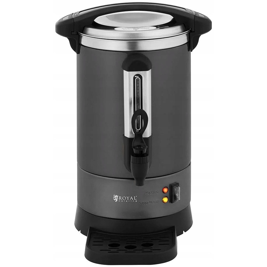 Cafetiera, Royal Catering, 6 l, 43 cesti, inox