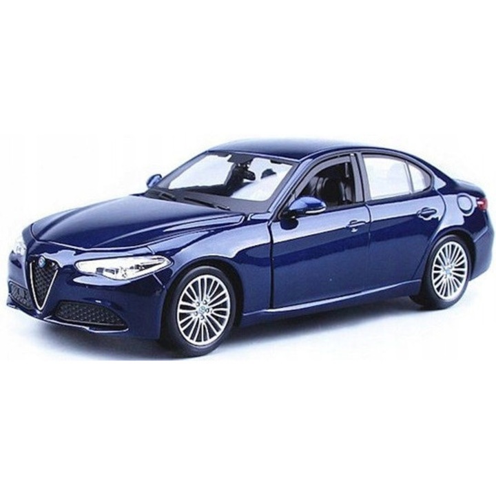 Automacheta Alfa Romeo Giulia 2016, Bburago, 1/24, kék