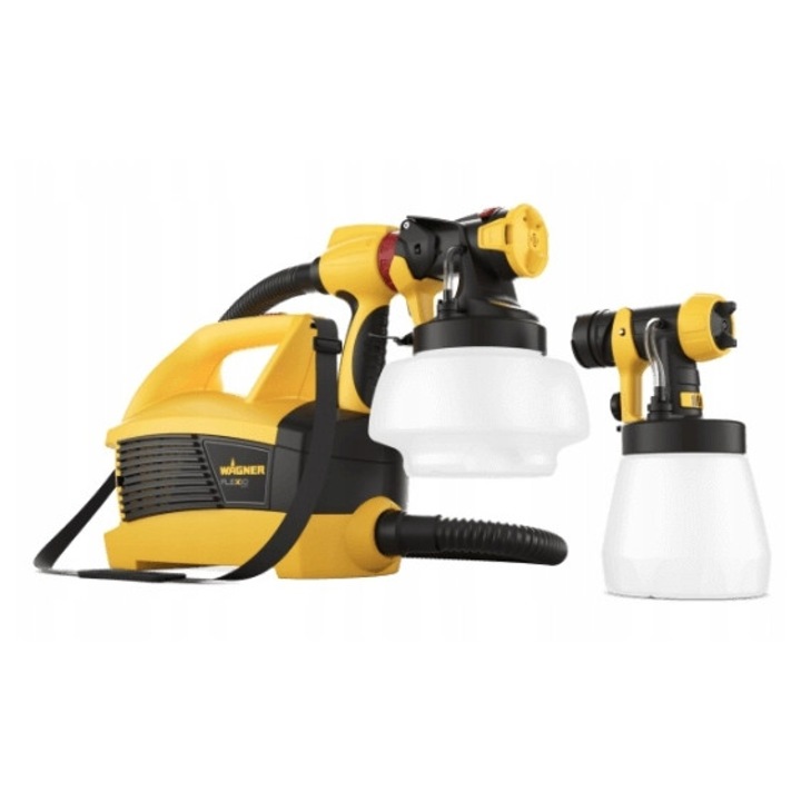 Pistol de vopsit Wagner W690, 630W, 1800ml, 400ml/min, tehnologie HVLP