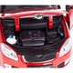 Welly SKODA FABIA COMBI II autómodell, 1:24, piros, 17,5x8x6,5cm