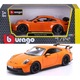 Autómodell, Bburago, Porsche 911 GT3, fém/műanyag, narancssárga, 1/24