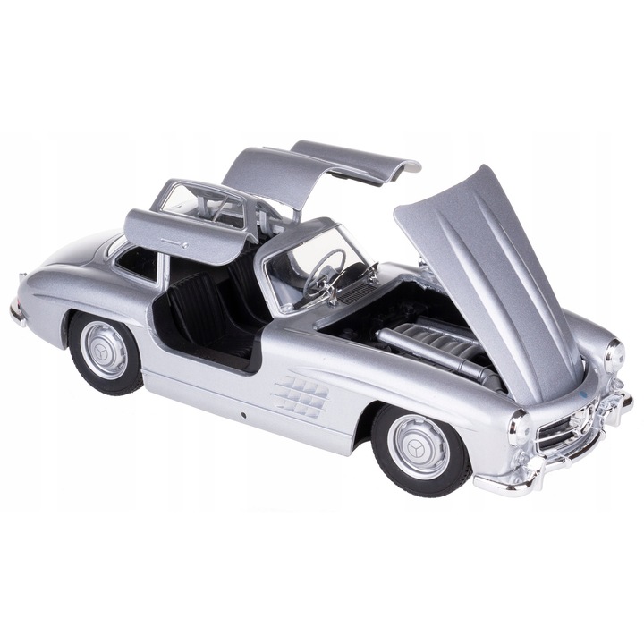 Welly Mercedes-Benz 300 SL fém autómodell, 1:24, ezüst