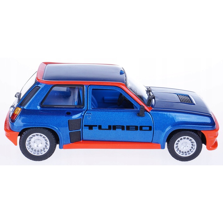 Automacheta Renault 5 Turbo, Bburago, 1/24, kék pirossal