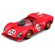 Ferrari 330 P4 Daytona 1967 fém modellautó, összeszerelési készlet, mozgatható elemek, 1:24