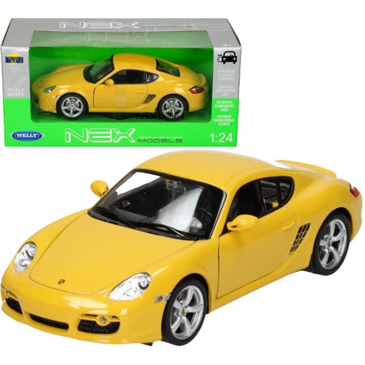 Automacheta Lamborghini Murcielago, Welly, 1/24, metal/plastic, galben, 19,5x9x6,5cm