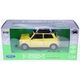 Automacheta Mini Cooper 1300, fém modell, Welly, 1:43, 8,8x4x4cm