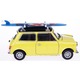 Automacheta Mini Cooper 1300, fém modell, Welly, 1:43, 8,8x4x4cm