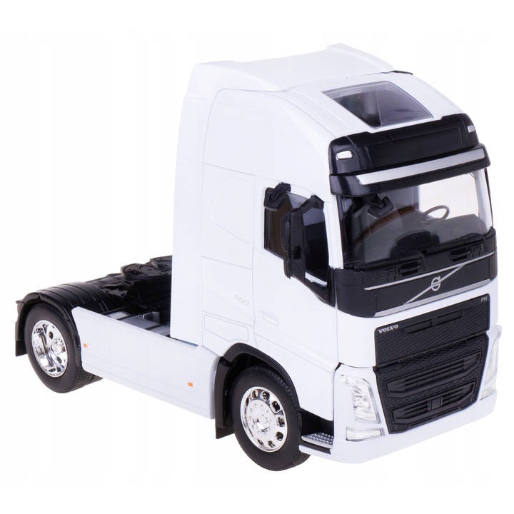 VOLVO FH 500 modellautó, 1:32, fehér, 18,5x9x12,5cm