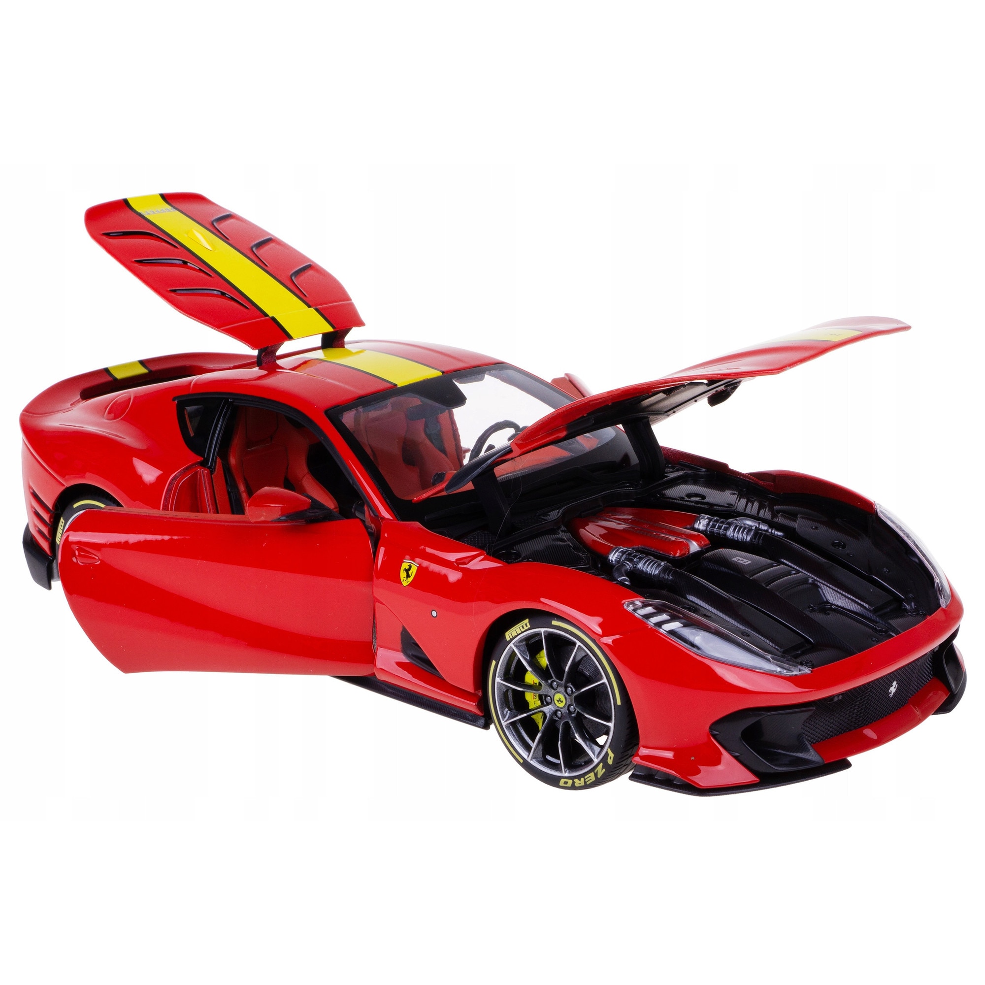 Model metalic Ferrari SF90 Stradale Assetto Fiorano, 1:18, rosu