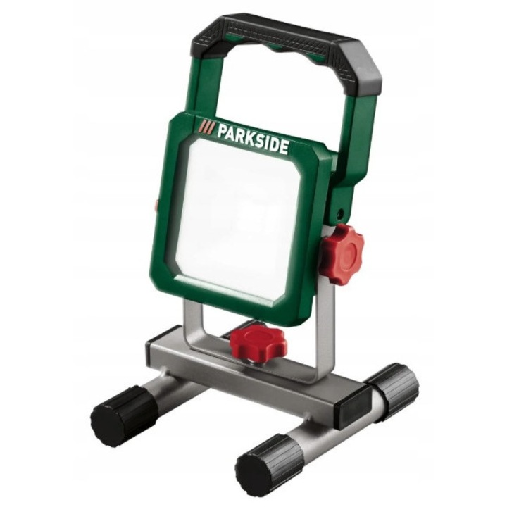 Parkside PAS 2200 D4 LED reflektor, 10 W, 600 lm, IP54, 21,7x12,5x13,5 cm, 2200 mAh akkumulátor