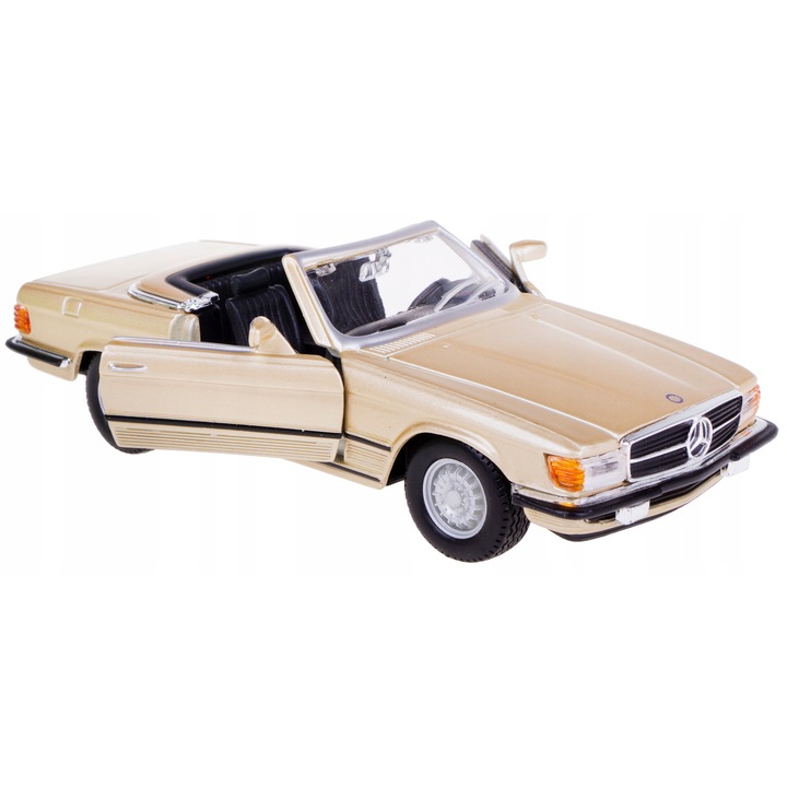 Bburago Mercedes-Benz 450 SL 1977 modellautó, fém, 1:32, arany