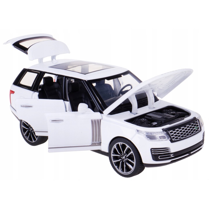 Hipo Land Rover Range Rover 50. évfordulós modellautó, 1:32, fehér