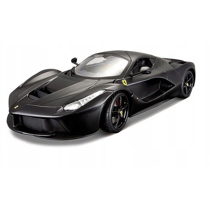 Bburago autómodell, LaFerrari, fém, 25,5x11,5x6,5cm, fekete